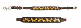 Horse Western Floral Tooled Adjustable Leather Wither Breast Collar Strap - $26.72+