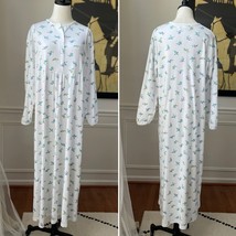 Vintage 80s Norm Thompson Long Sleeve Day Play Cotton Dress M - $20.88