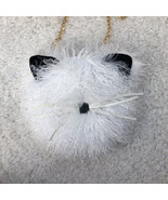 Handbag Imitation beach wool fur round bag cute shoulder diagonal chain bag - $29.90