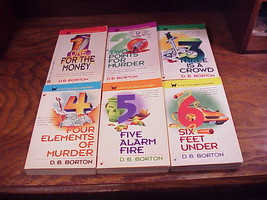 Lot of 6 A Cat Caliban Mystery Series Paperbacks Books by D. B. Borton, 1 to 6 - £7.93 GBP