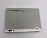 2014 Kia Rio Owners Manual Handbook OEM J03B43012 - $14.84