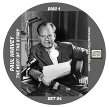 Paul Harvey (Set 04) The Rest of the Story 100 Episodes on 5 Audio CDs - $29.99