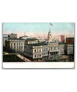 City Hall Building New York City NY NYC UNP UDB Postcard U20 - $73.88 MXN