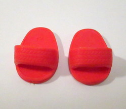 Vintage Strawberry Shortcake Red Slip On Sandal Doll Shoe Replacement 1981 - £9.26 GBP