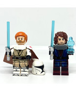Minifigure Hooded Anakin Skywalker And Obiwan Kenobi Clone Wars Anakin T... - $12.82