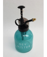 &quot;Hey Mister &quot; be you Flower Plant Watering Mister Spray Glass Bottle Gre... - £13.96 GBP