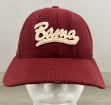 Vintage Alabama Bama Crimson Tide Wool Snapback Hat Cap - £19.10 GBP