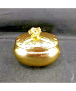 Metal Gold Trinket Box By Gargoylery Studio Hand-Laid Gilding Selling OBO - €34,33 EUR
