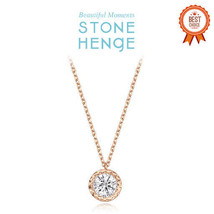 [Stonehenge] 14K Necklace SO0318 Korean Jewelry - £183.05 GBP
