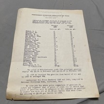 Independent Petroleum Association Of Texas 1929 Statement On Gas Prices - $29.51