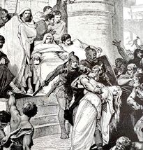 Virginius Slays His Daughter 1913 Art Plate Print 2 Page History DWAA14 - $733.58 MXN