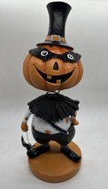 Halloween Pumpkin Man Bobble Head Figure 11.5&quot; NEW In Box - £19.41 GBP