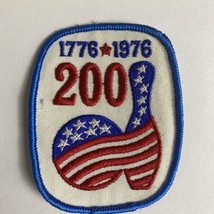 1776-1976 Bicentennial 200 Bowling Award Patch Vintage Patriotic Sew On Flag - £7.99 GBP