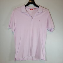 Izod Polo Shirt Mens Large Short Sleeve Lavender - £11.34 GBP