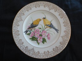 1991 Lenox Garden Bird Plate American Goldfinch China Collector Plate - 8-3/8&quot; - £14.15 GBP