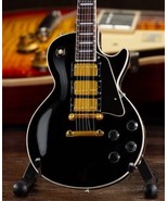 Gibson Les Paul Custom Ebony 1:4 Scale Replica Guitar ~ Axe Heaven-
show... - £36.03 GBP