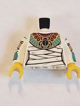 Lego White Minifig Torso Female Scarab Collar Mummy Bandage 1532/14 - £1.44 GBP