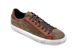 Giovacchini by Belvedere Sneakers Made In Italy Suede Rino Antique Cognac - £239.74 GBP