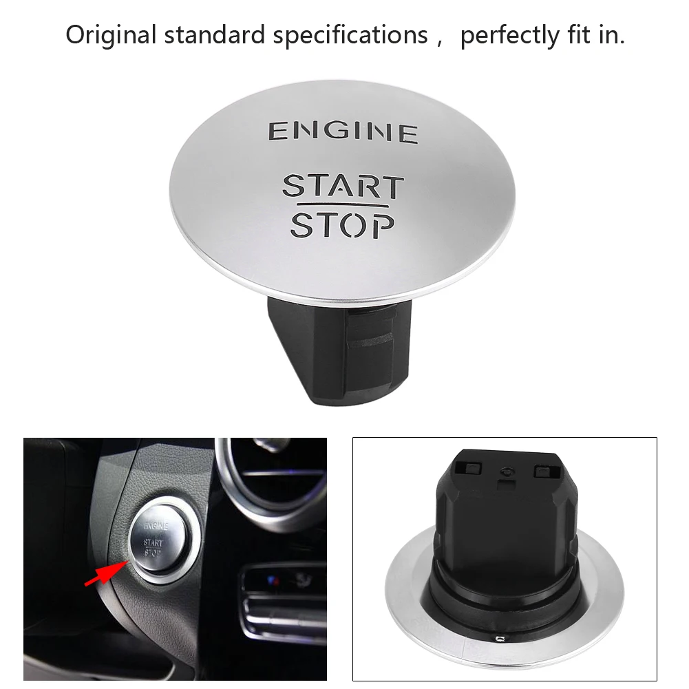 Engine Start Stop Push Button Keyless Ignition Switch For Mercedes-Benz W246 W - £17.00 GBP