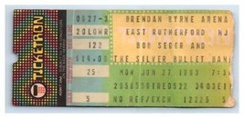 Bob Seger Silber Kugel Band Ticket Stumpf Juni 27 1983 East Rutherford Neu Jersy - £39.30 GBP