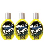 PAINT IT BEYOND BLACK 100x Bronzer Tanning Lotion LOT of 3 by Millennium... - $68.95