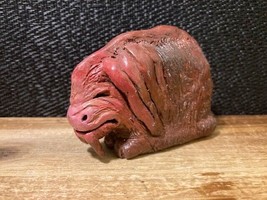 Unique Resin Buffalo Monster Beast Figurine 3&quot; - £7.38 GBP