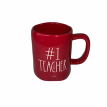 Rae Dunn Red  #1 TEACHER Mug Great Condition Artisan Collection Dishwash... - £17.48 GBP