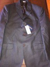 New Mens Italian Suit Top Notting Hill 100% Pure Virgin Wool Size 46 Regular - £71.22 GBP