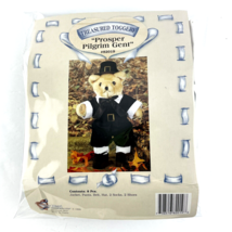 Treasured Toggery Teddy Bear Costume ClothesThanksgiving Prosper Pilgrim Gent 8  - £18.52 GBP