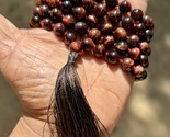 8 mm Rnd 108+1 Perlen Original Red Tigers Eye Jaap Rosenkranz, Japa Mala... - $26.97