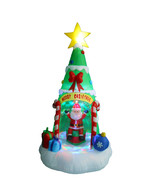 8 Foot Tall Christmas LED Inflatable Santa Claus Tree Yard Outdoor Decor... - $1,382.43 MXN