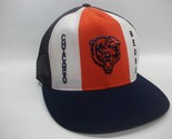 Chicago Bears Hat VTG NFL Football Black Orange Snapback Trucker Cap Mad... - £31.44 GBP