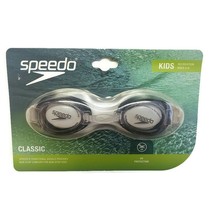 Speedo Classic Swimming Goggles UV Protection Speedo Natural Black Pool Kids New - £8.57 GBP