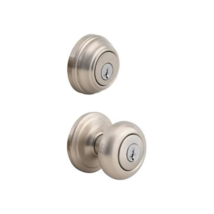 Kwikset 991 Juno Keyed Entry Knob &amp; Single Cylinder Deadbolt Combo - $872.16 MXN
