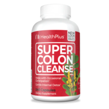 Health Plus Inc Super Colon Cleanse 530 mg 240 Capsules - £26.17 GBP