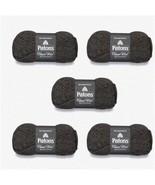 WoolClicks Dark Gray Yarn Bundle - 5 Pack of 3.5oz/100g Bulky Wool for K... - $217.74 CAD