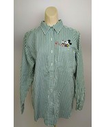 VTG Mickey Unlimited Jerry Leigh Ladies LS Button Shirt Sz M Green Pin S... - €25,79 EUR