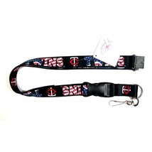 MLB Minnesota Twins Baseball Official USA Series Lanyard Keychain Stars Stripes - £8.70 GBP