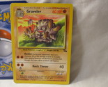 1999 Pokemon Card #37/62: Graveler, Fossil Set - $2.50