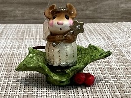 Wee Forest Folk Little Holly Angel (M-230) Figure by Donna Petersen 1998 - £47.02 GBP