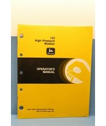 John Deere 122 High Pressure Washer Operators Manual OM-TY21560 Issue G9 - $10.75