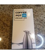 Stainless Steel Coffee Pot 2.0L Vacuum Jug Double Wall Insulation New Op... - $29.70