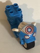 Lego Duplo Captain America Motorcycle Blue Toy - $5.93