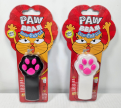 Paw Beam Laser Cat Toy Lot of 2 Black &amp; White 2 Setting Kitty Play Toy UNUSED - £11.33 GBP