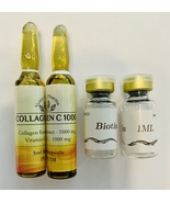 Biotin Injection 2x1ml Vials &amp; Collagen C Injection 2x5ml  - £80.12 GBP