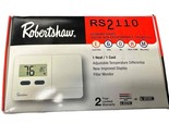 NEW Robertshaw RS2110 Digital Non Programmable Thermostat 1 Heat / 1 Cool - $39.59
