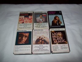 Lot of 6 Vtg Snapcase Snap Case Cassette Petula Clark Dean Martin Art Pepper mor - £14.02 GBP