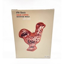 Old Dutch Solid Copper Rooster Chicken Mold Wall Hanging New Open Box Vintage - £23.71 GBP