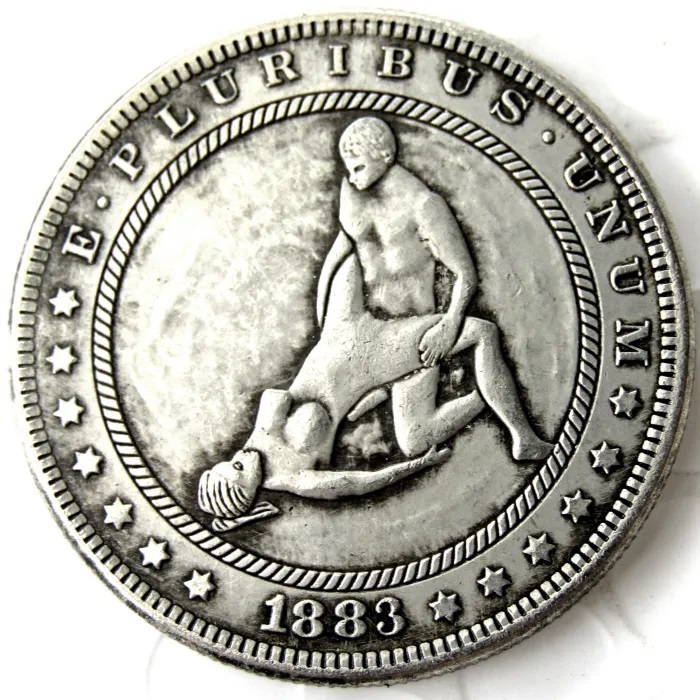 Rare Antique USA Sex Morgan 1883 cc Dollar and 50 similar items