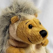 Ganz Webkinz Hedgehog No Code Plush Gray Tan Porcupine HM130 Stuffed Animal - £5.35 GBP